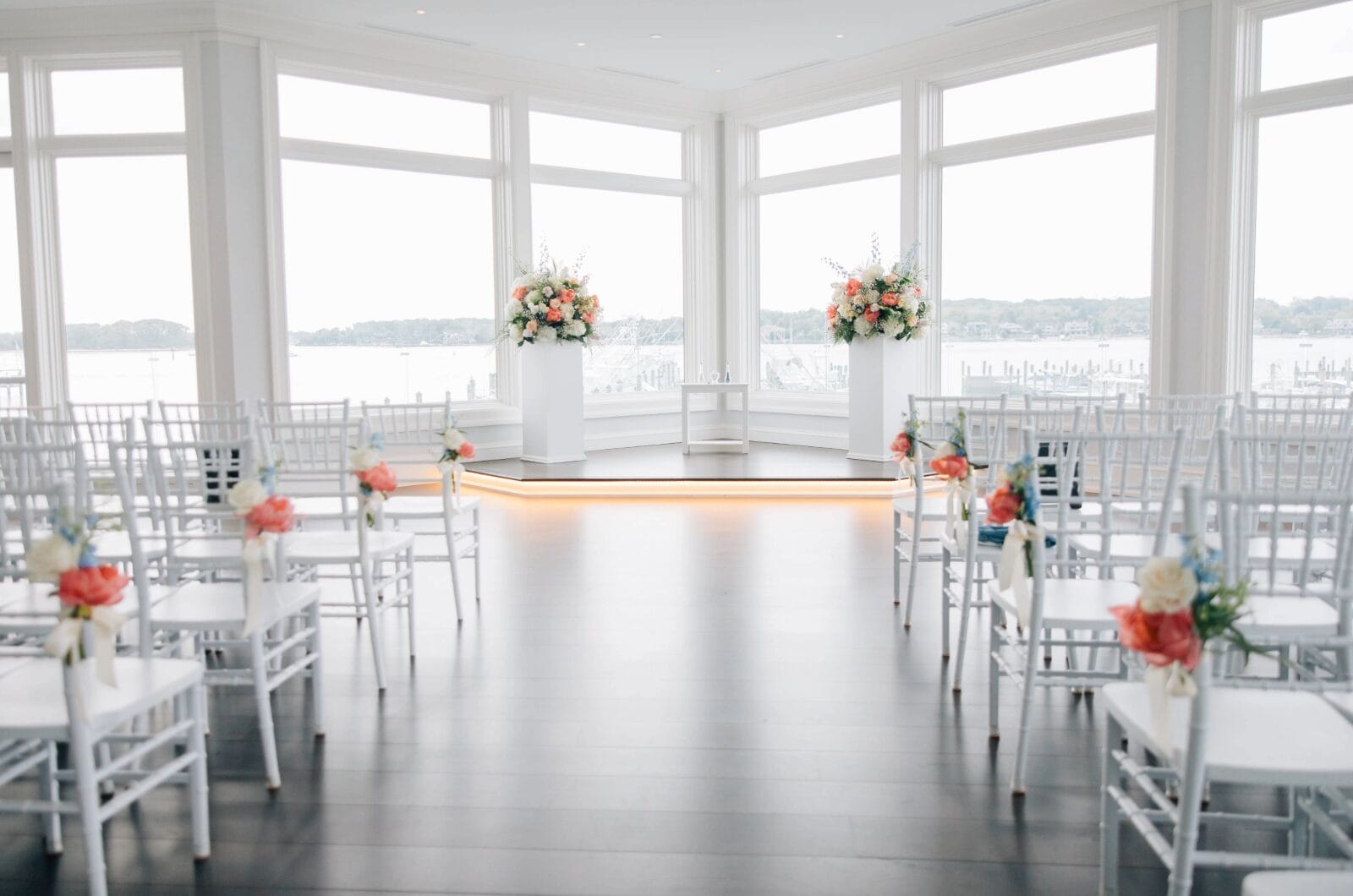 A Clarks Landing Yacht Club wedding.
