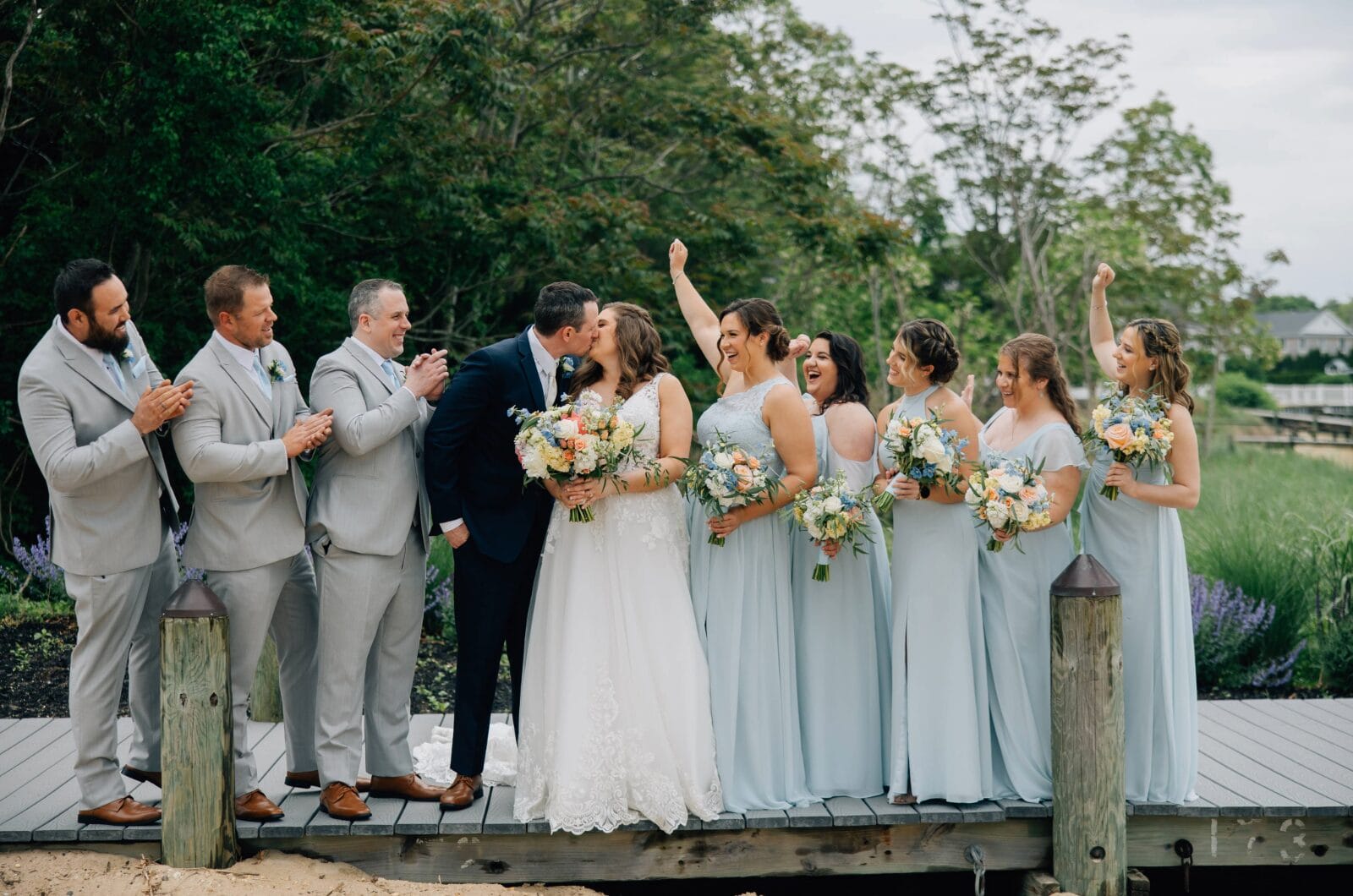 A Clarks Landing Yacht Club wedding.