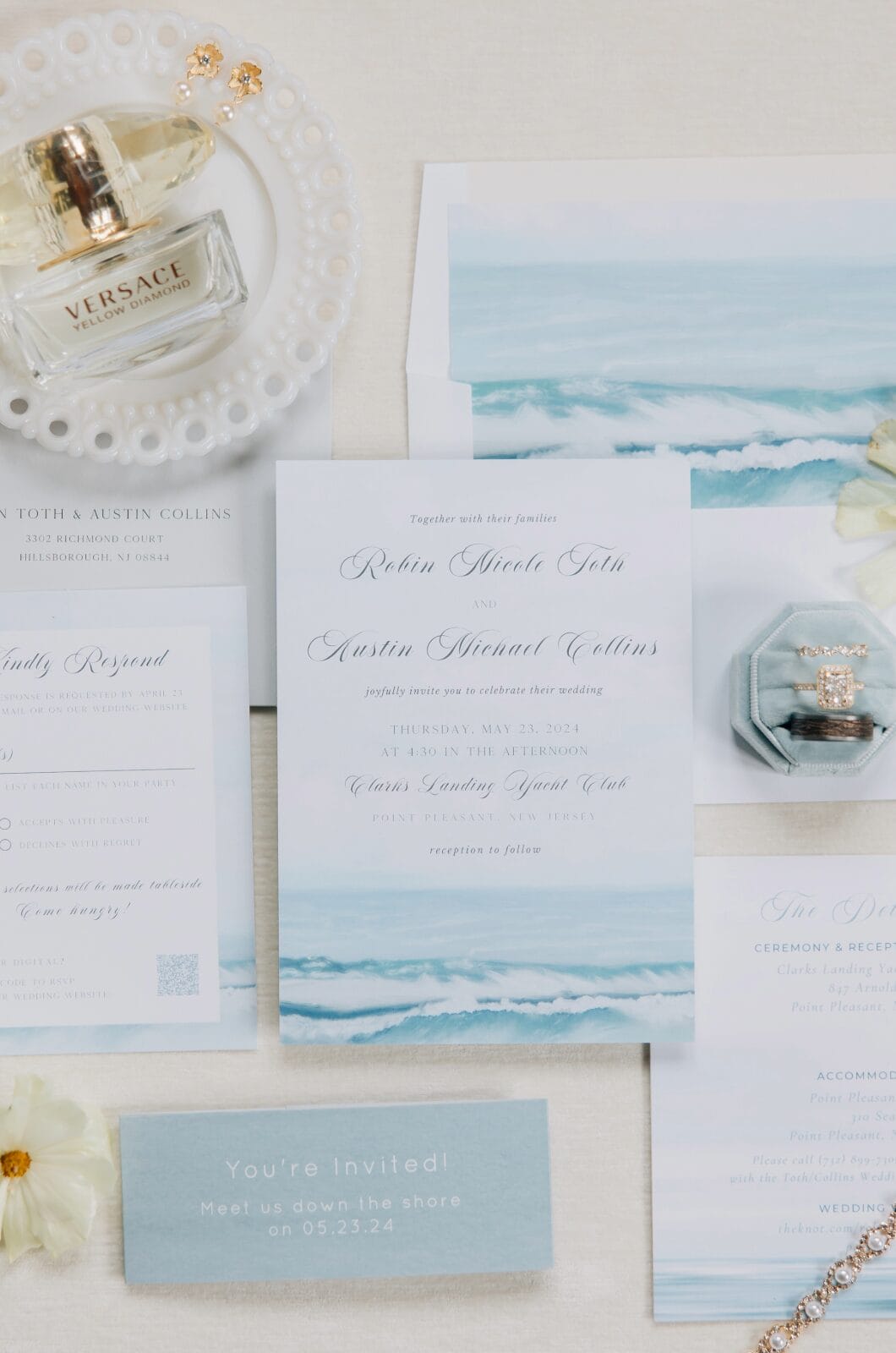 A Clarks Landing Yacht Club wedding.