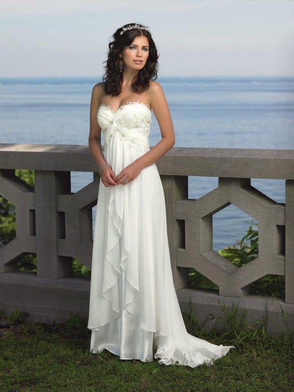 casual beach wedding dresses