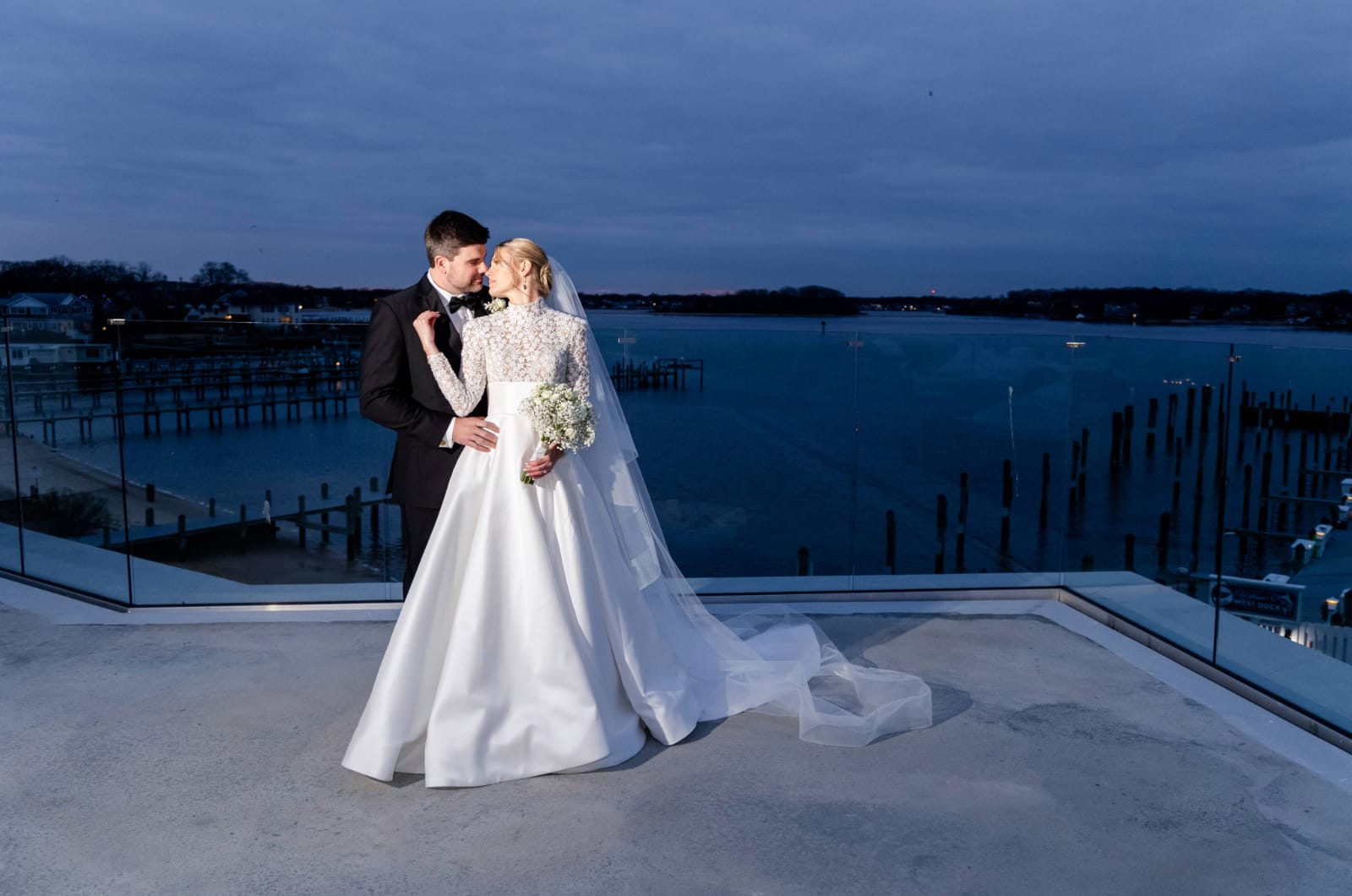 A Clarks Landing Yacht Club wedding.