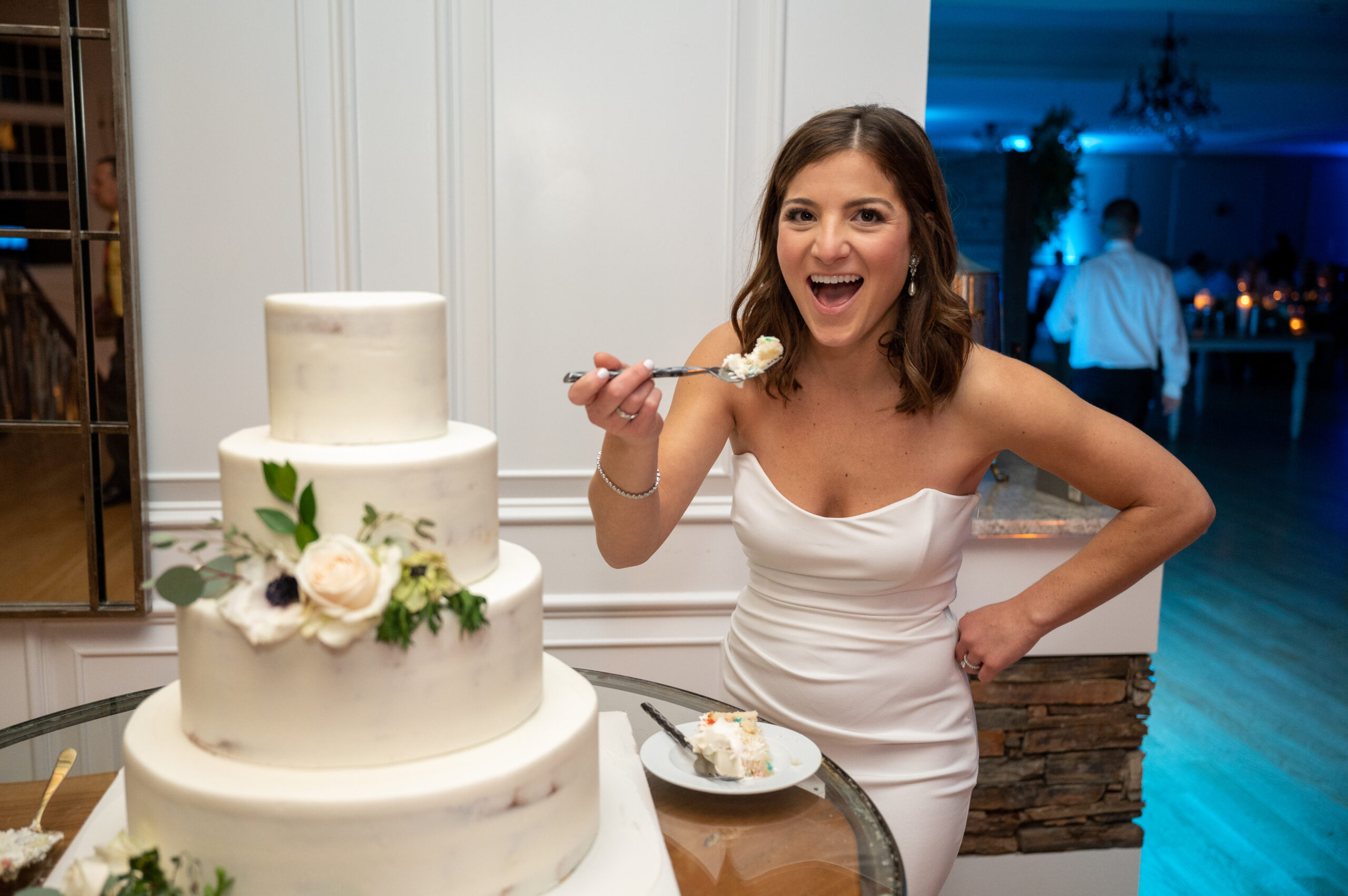 A Bear Brook Valley wedding during winter.