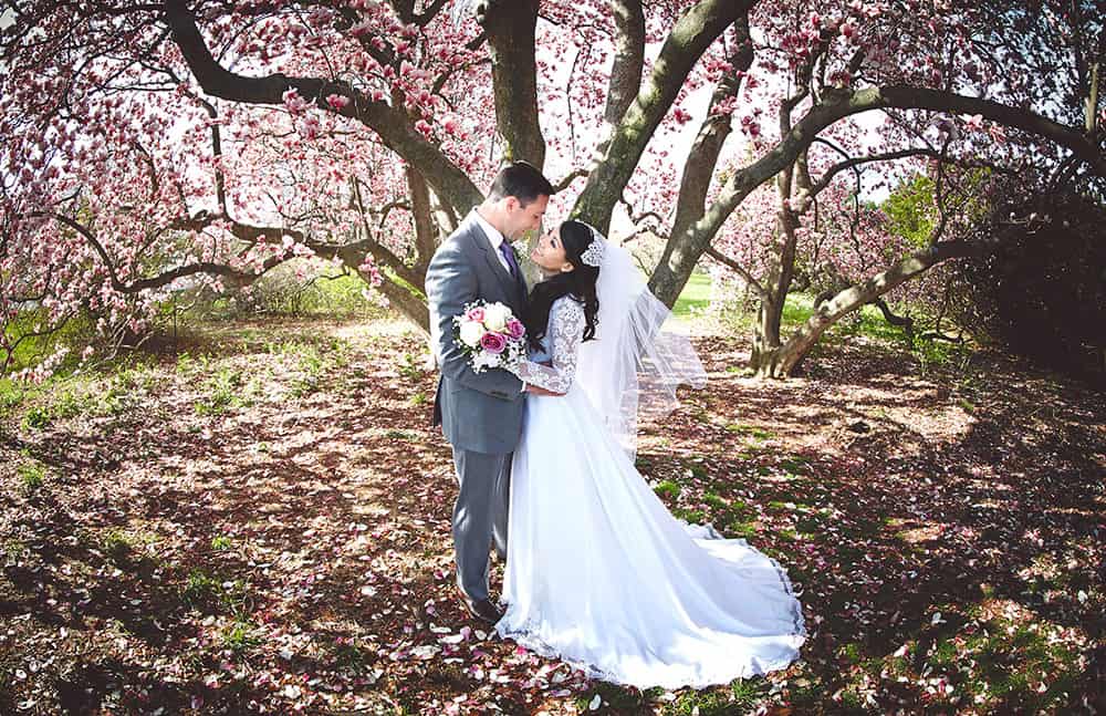 Sharon And Dave At Rutgers Gardens New Jersey Bride