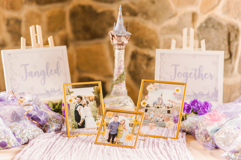 A Tangled themed bridal shower.