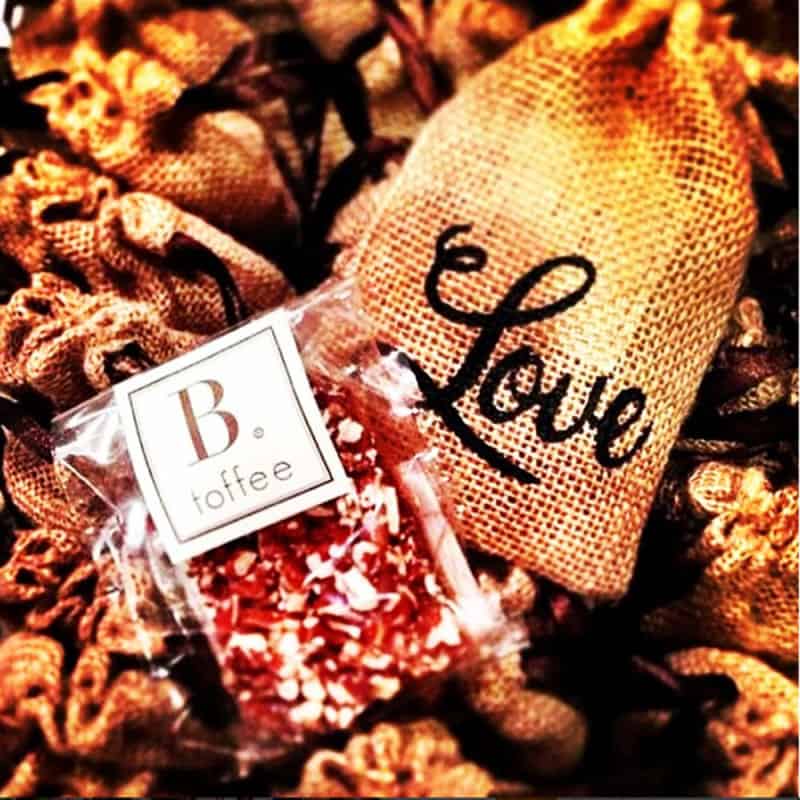 New Jersey Bride B Toffee Love Favors