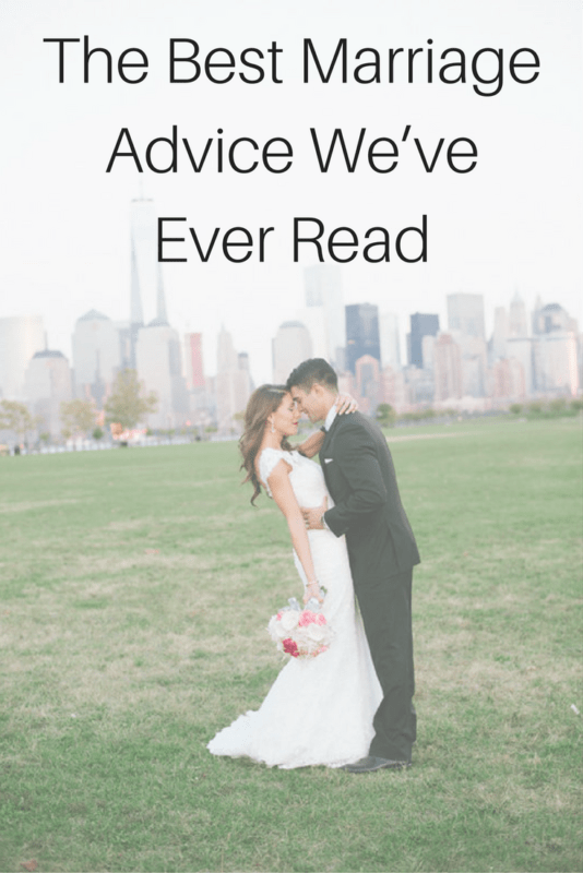 New Jersey Bride The Best Marriage Advice We've Ever Read 