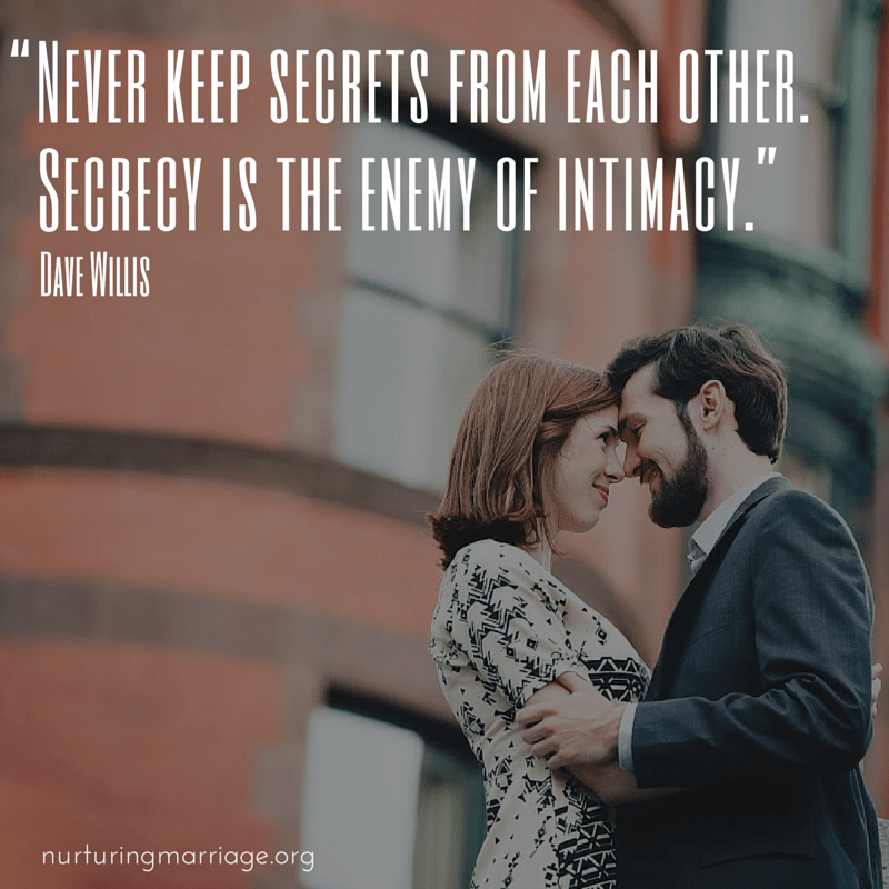 New Jersey Bride—Dave-Willis-marriage-quote-never-keep-secrets-from-your-spouse-secrecy-is-the-enemy-of-intimacy