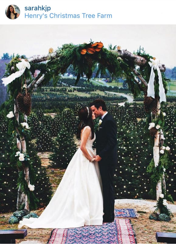 Christmas Tree Wedding1