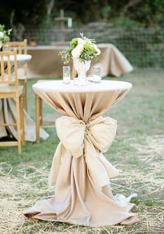 New Jersey Bride—Wedding cocktail tables.