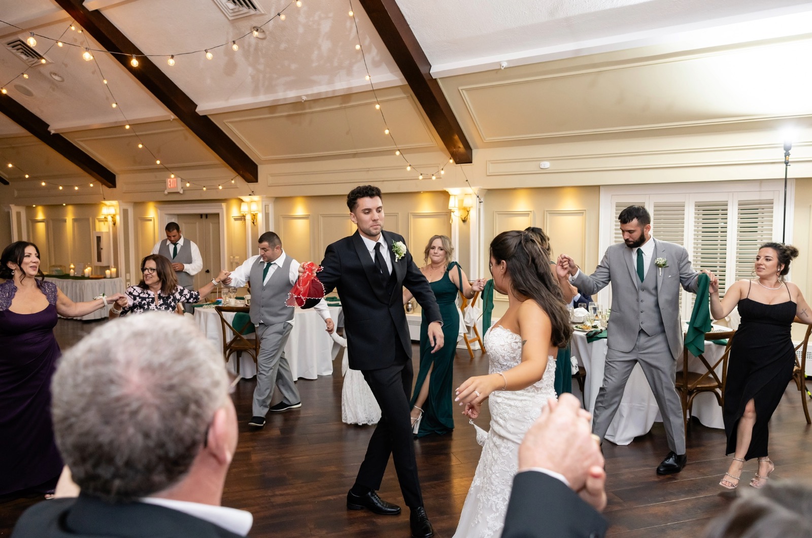 A Lake Mohawk Country Club wedding.