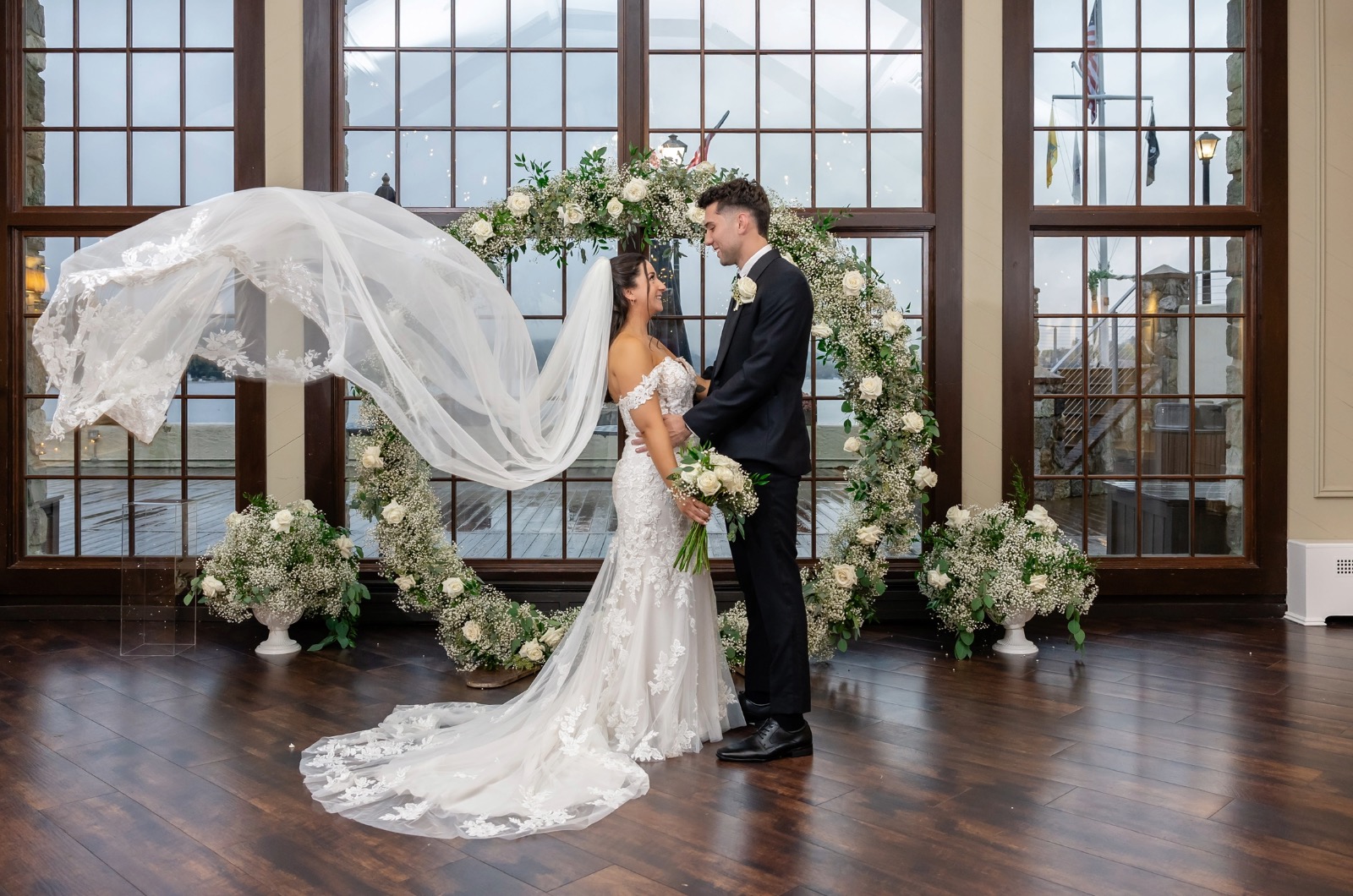 A Lake Mohawk Country Club wedding.