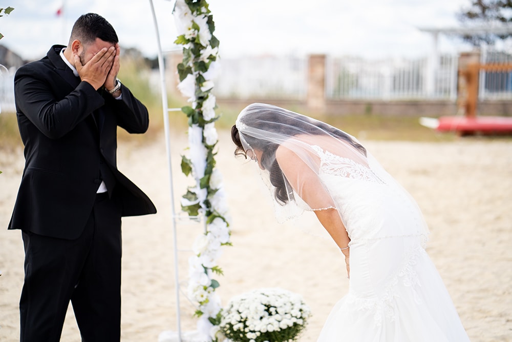 Melissa and Vincent at Toms River Beach Club