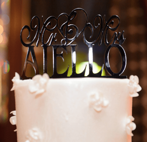 New Jersey Bride—cake toppers